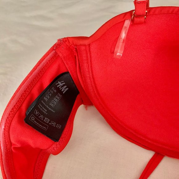 H&M Ruched Strapless Bikini Top - Picture 4 of 4